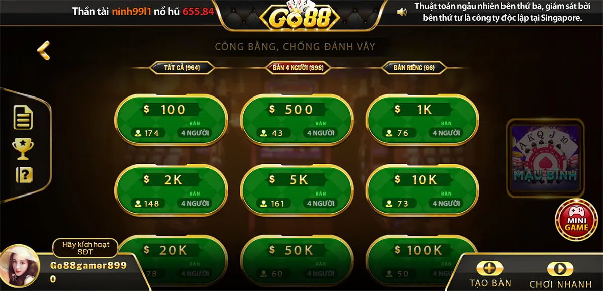 Kho tàng game bai doi thuong đồ xộ từ hệ thống đình đám